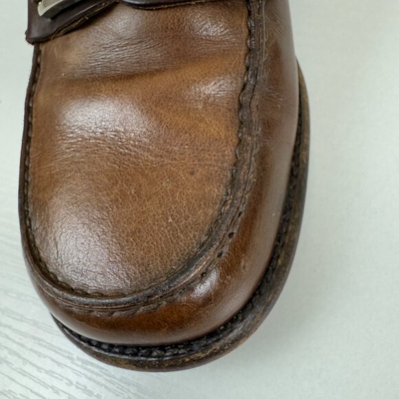 Prada Brown Leather Loafer - Picture 9 of 11